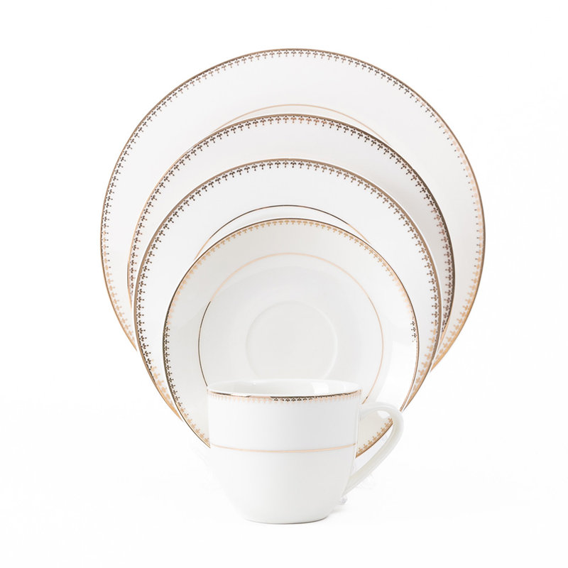 Service de vaisselle Meaghen Bone China - Service pour 4