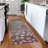 Machine Washable Indoor/Outdoor Xhevrie Blush Rug-29385419