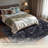 GLN Rugs Traditional Collection - Machine Washable Area Rug, Bohemian Vintage Washable Rug, Non Slip Area Rug, Low Pile Chenille Living Room Rug, Bedroom Rug, Bathroom Rug (Black Rug)-2030216496