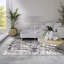 Malard No Pattern Machine Woven Anthracite Gold Area Rug-100141082