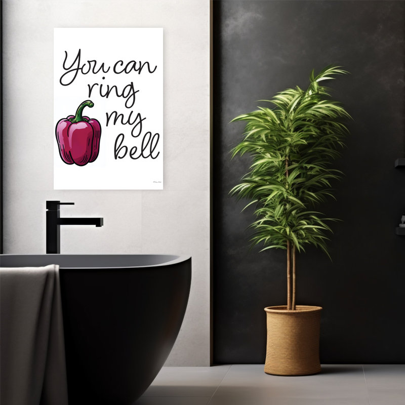 You Can Ring My Bell, art ludique abstrait coloré et ludique, H 24 po x l 16 po