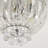 3-Light 11.8 in. Modern Round Glam Crystal Flush Mount
