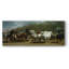 La foire aux chevaux sur toile-128691291