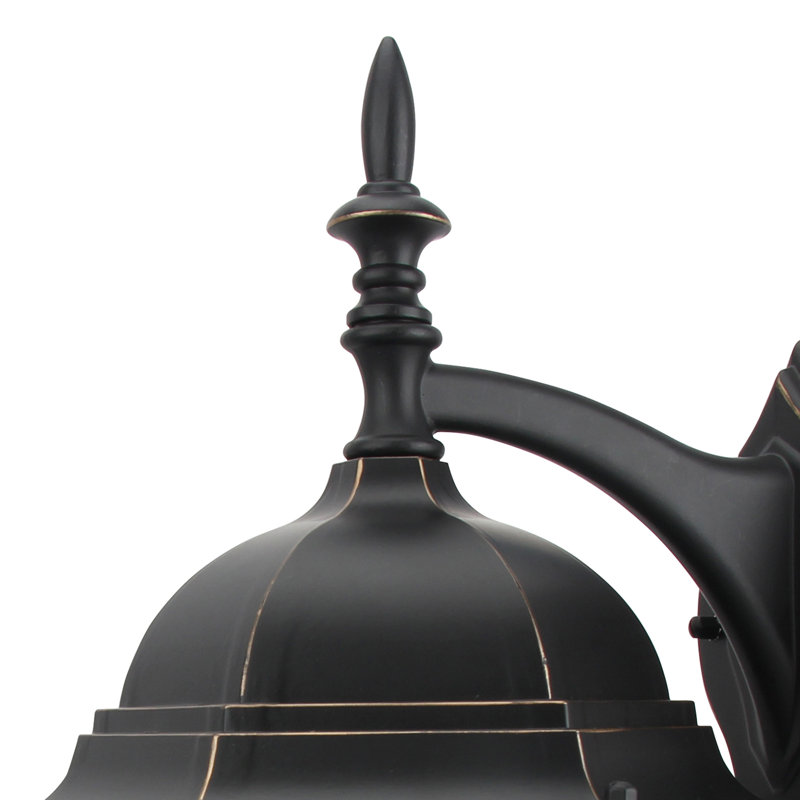 Lanterne murale d’extérieur Regis, Noir impérial, H 13 pi x l 8 po x P 10 po