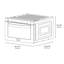 24" 1.2 cu ft. 1000 - Watt Microwave Drawer with Sensor Cooking-86284018