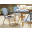 Ginjiro Round Metal Outdoor Bistro Table , 70cm cm W 70cm cm D