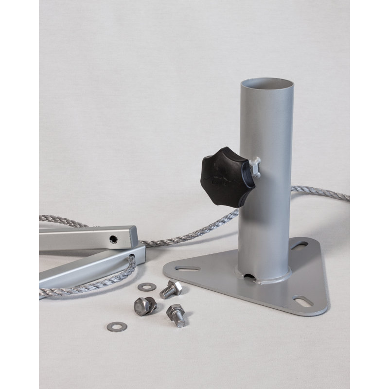 93 Lb. Concrete Free Standing Umbrella Base, Charcoal