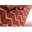 Tapis à motif de chevrons entièrement fait à la main Gabbeh 5 x 8