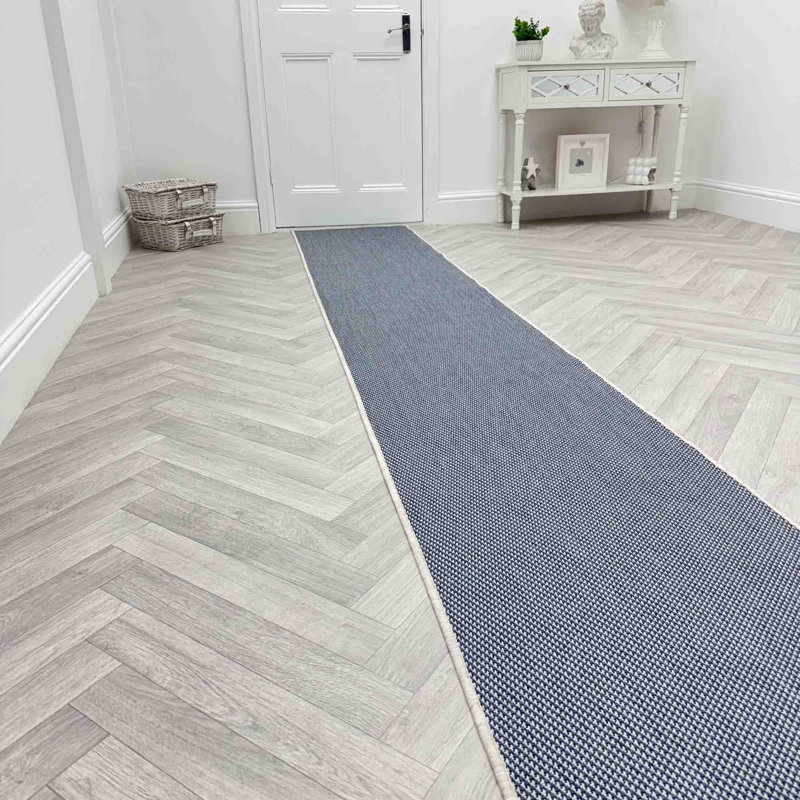 Runner Solid Colour Flatweave Area Rug, Runner 70 x 150 cm