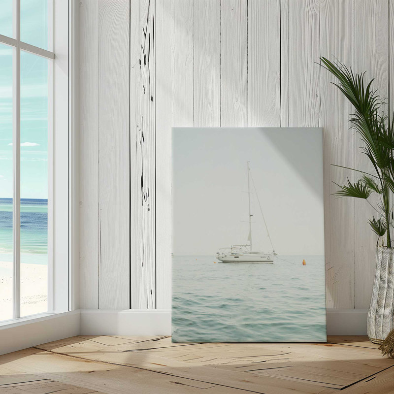 Impression sur toile Serene Sail, H 18 po x l 12 po x P 1,25 po, Toile tendue