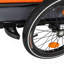 Chariot pour chien avec bicyclette, adapté aux petits et moyens animaux, cadre de chariot pliant facile, roue à dégagement rapide, plancher antidérapant, laisse intérieure, orange-126724699