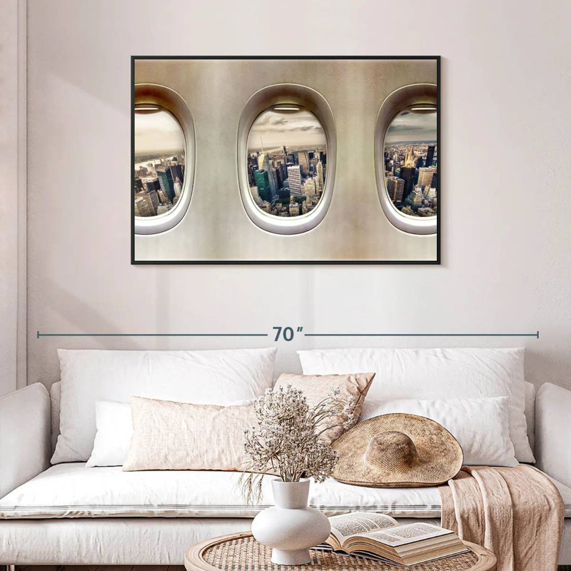 Mehar Airplane Windows, 29" H x 43" W