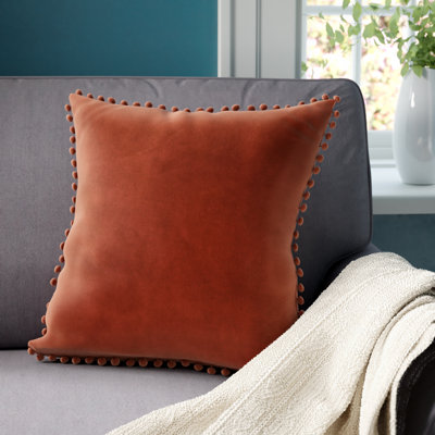 Jasmin Pompom Square Pillow Cover