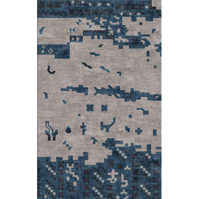Marla Viscose Abstract Indoor Rug