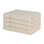 Ensemble de serviettes à main 100% coton Splash Splash, essuie-mains absorbants doux 550 g / m² pour salle de bain, spa et usage quotidien, certifié OEKO-TEX, paquet de 4, sable