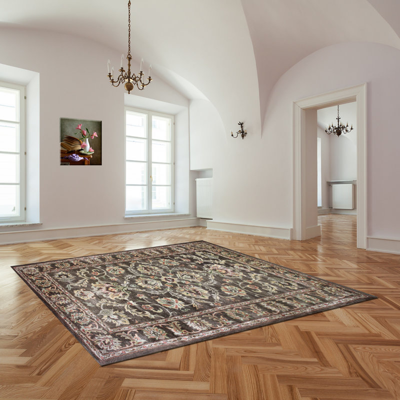 Sneed Wool Oriental Indoor Rug, Rectangle 8' x 11'