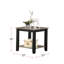 Table de bout avec tablette ouverte