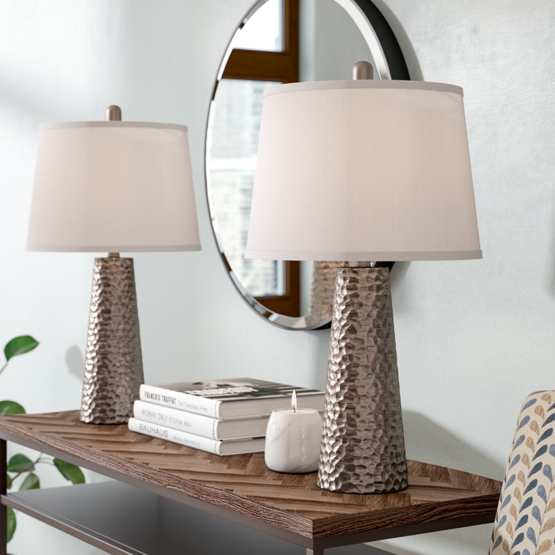 Hana Metal Table Lamp, 26" H x 14.5" W x 14.5" D