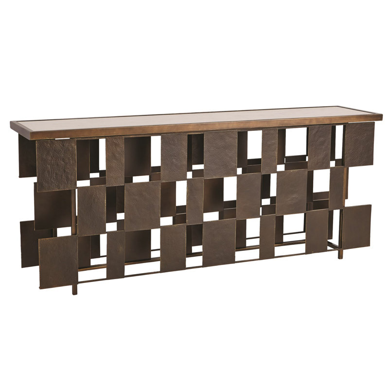 75.5 in. Marble Console Table