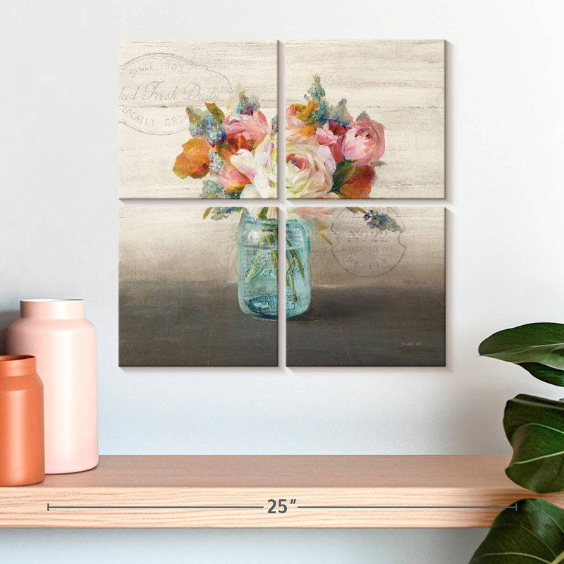 Harnek French Cottage Bouquet II, H 18 po x l 18 po