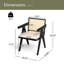 Margaruite Rattan Dining Chairs With Cushion Seat-111125543