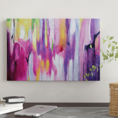«Explosion Magenta II», impression sur toile