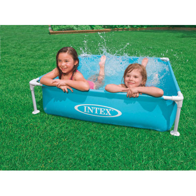 Plastic Square Kiddie Pool 12'' H x 48'' W x 48'' L
