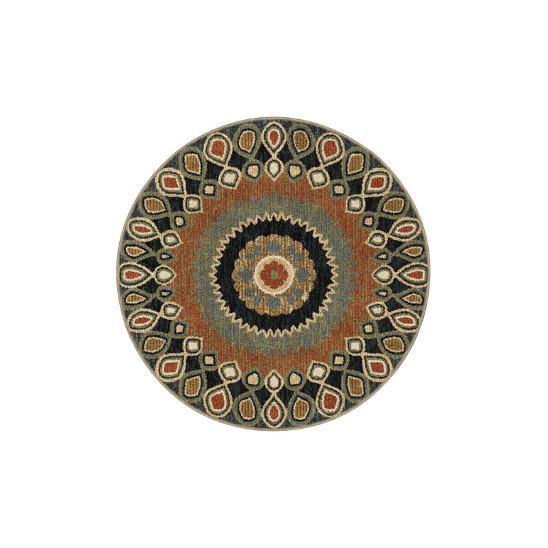 Leaf Patterned Modern Patterned Woven Base Rug, Runner 2'6" x 9'10" Rug Pad Included