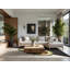 Tapis beige moelleux doux et minimaliste beige-1860951758