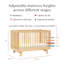 Hudson 3-in-1 Convertible Crib-1848583090