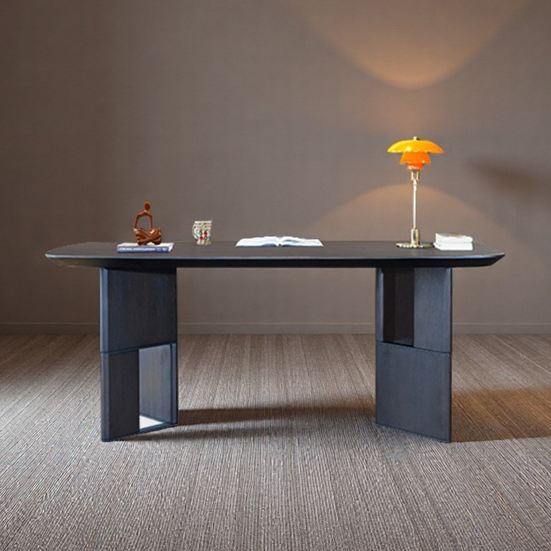 Bureau simple pour écrire au bureau / étudier à la maison, H 29,53 po x l 62,99 po x P 31,5 po, Tanné