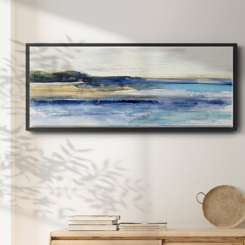Indigo Bay- Framed Canvas