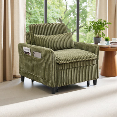 Comfortable Chair For Small Apartment Bedroom Space Balcony Small Sofa Bed Lazy Small Sofa With A Pillow