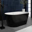 Baignoire de trempage autoportante en acrylique 60 po x 29 po