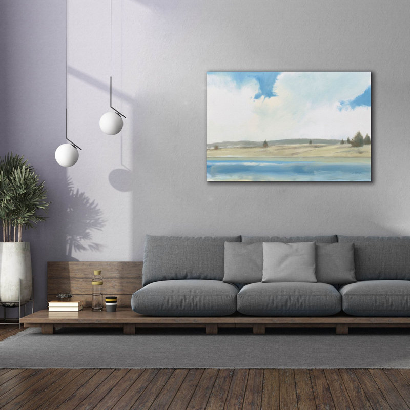 «Tranquil Landscape» par James Wiens, art mural sur toile, H 40 po x l 60 po