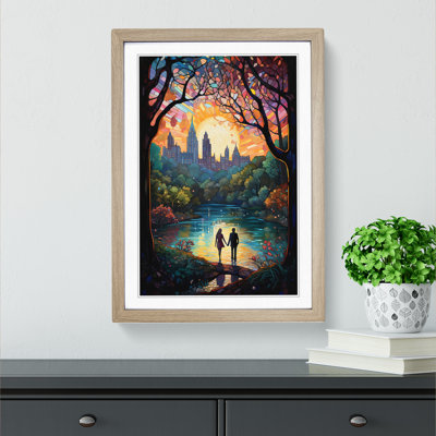 Central Park Nouveau 1 Piece Single Picture Frame Wall Art