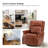 Manning 29.6" Wide Genuine Leather Manual Recliner-624662776