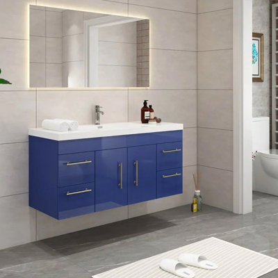 Ensemble de meuble-lavabo simple mural 47 "47"