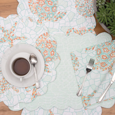 Eller Grand Turks Cotton Table Runner