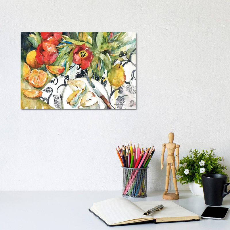 Slice Of Life by Annelein Beukenkamp - Wrapped Canvas Painting, 20.32 cm H x 30.48 cm W