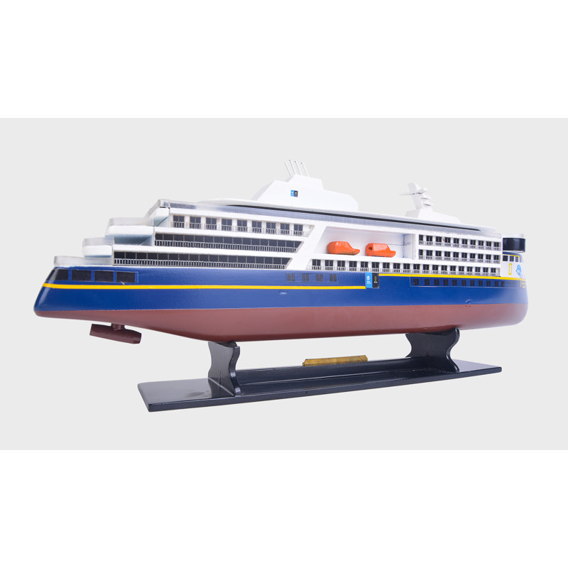 Maquette de petit bateau peint National National Endurance