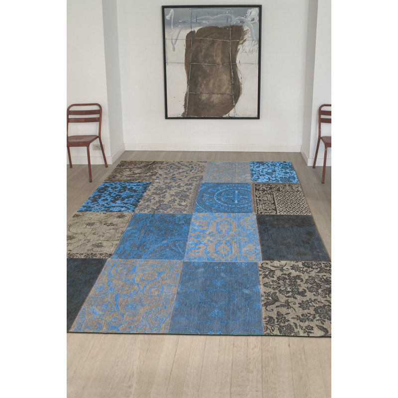 Vintage Geometric Area Rug, Rectangle 170 x 240cm