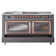 ILVE Nostalgie II Noblesse 60 in Dual Fuel Range 7 Burner, Griddle, Frenchtop