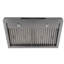 Hotte de cuisine murale à conduit 30 po 720 pi ³/min en nickel brossé