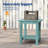 Bertoncini Oval Outdoor Side Table , 18.7'' in. W 15'' in. D-1837409935