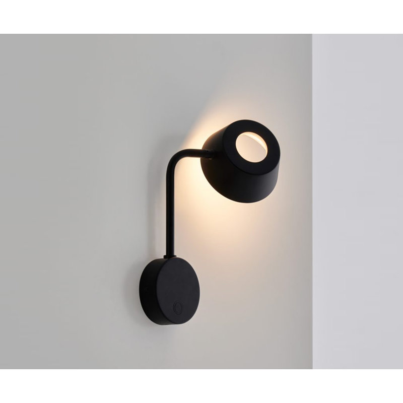 Vada 1 - Light LED Armed Sconce, Black