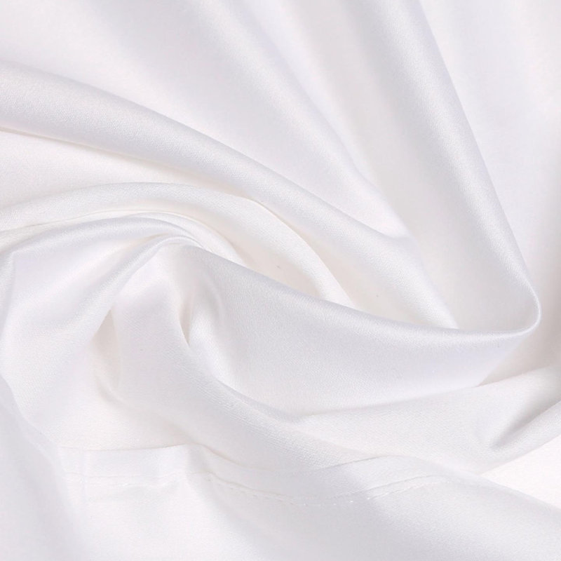 Estate 100% Cotton Sateen Duvet Cover, white/ white, King