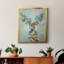 Fantastic Florals Deer, Portrait, toile encadrée de qualité supérieure - prête à être accrochée-100456057-100456058