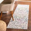 Tapis floral vert / mauve / blanc Adelin-1206130736