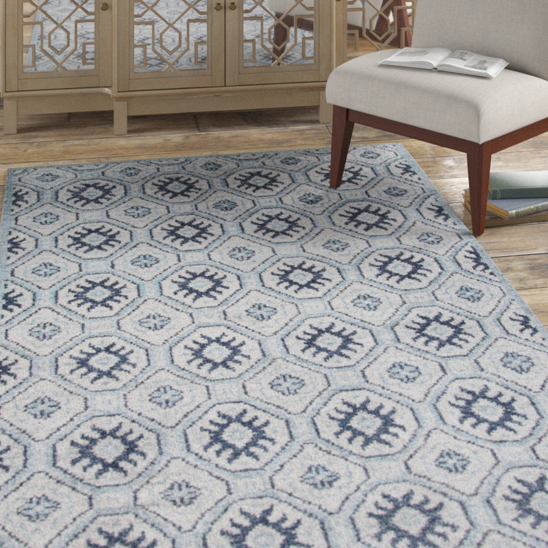 Santorini Viscose Oriental Indoor Rug, Rectangle 8' x 11'